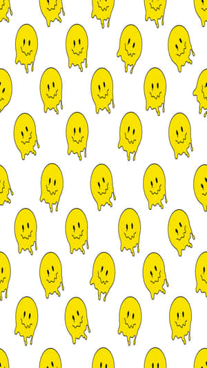 Yellow_ Trippy_ Smiley_ Faces_ Pattern.jpg Wallpaper