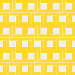 Yellow Weave Pattern Wallpaper