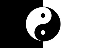 Yin Yang 4k Light And Dark Symbol Wallpaper