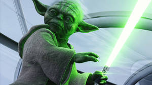 Yoda Green Lightsaber 3840 X 2160 Star Wars Wallpaper