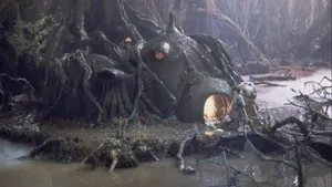 Yoda Hut Dagobah Swamp Wallpaper