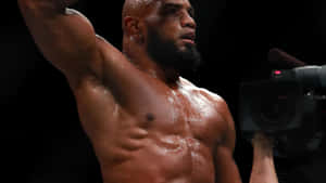 Yoel Romero Salute Close Up Shot Ufc 205 Wallpaper