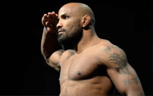 Yoel Romero Saluting Side Angle Shot Wallpaper