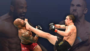 Yoel Romero Versus Robert Whittaker Ufc 225 Fan Art Wallpaper