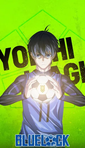 Yoichi Isagi Blue Lock Anime Poster Wallpaper