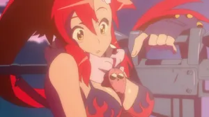 Yoko_and_ Boota_ Gurren_ Lagann Wallpaper