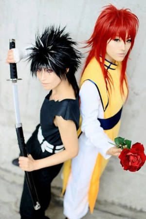 Yoko Kurama And Hiei Cosplay Wallpaper