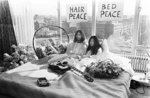Yoko Ono Hair Peace Bed Peace Wallpaper