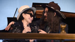 Yoko Ono Sean Lennon Long Hair Wallpaper