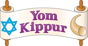 Yom Kippur Jewish Holiday Banner Wallpaper