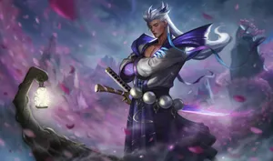 Yone Spirit Hunter Artwork Wallpaper