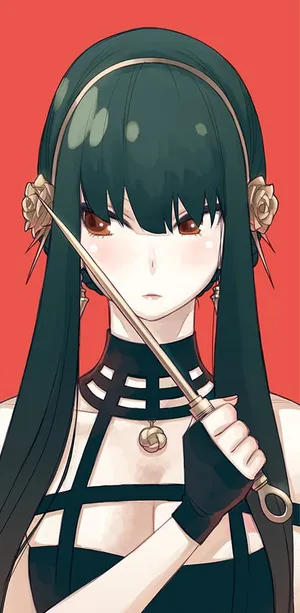 Yor Forger Aesthetic Anime Girl Iphone Wallpaper