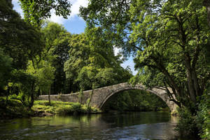 Yorkshire Ivelet Bridge Wallpaper