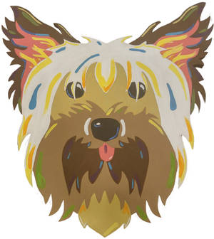 Yorkshire Terrier Cool Pop Art Wallpaper