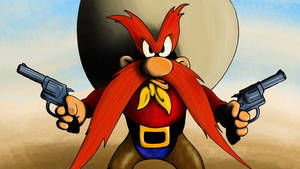 Yosemite Sam Double Pistols Wallpaper