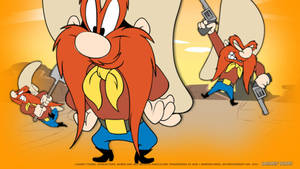 Yosemite Sam Orange Desktop Wallpaper