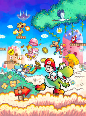 Yoshi Island Adventure Wallpaper