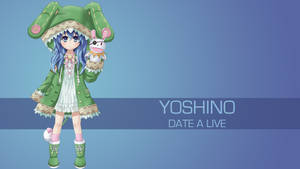 Yoshino Himekawa In Blue Wallpaper