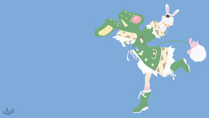 Yoshino Himekawa Running Wallpaper