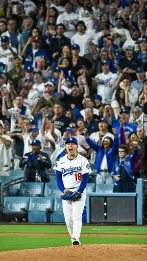 Yoshinobu Yamamoto Dodgers Debut Wallpaper