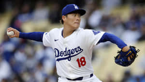 Yoshinobu Yamamoto Dodgers Debut Wallpaper