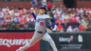 Yoshinobu Yamamoto Pitching Action Wallpaper