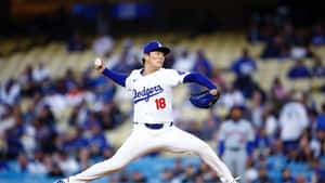 Yoshinobu Yamamoto Pitching Performance Wallpaper