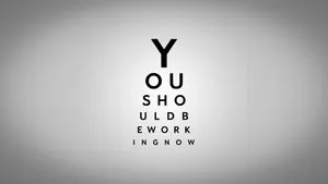 You Should Be Working Now Motivational Desktop Wallpaper