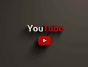 You Tube Logo Shadowed Background Wallpaper