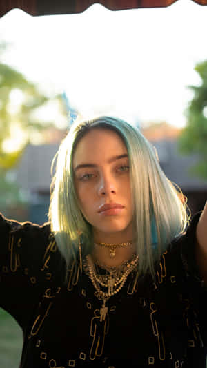 Young Billie Eilish 2021 Wallpaper