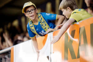 Young Fansat Football Stadium Wallpaper