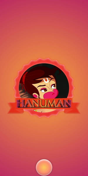 Young God Hanuman Pink Phone Wallpaper