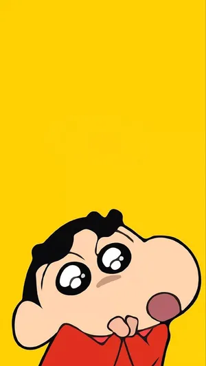 Young Japanese Character Shin Chan Iphone Wallpaper