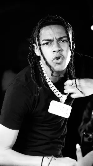 Young Man Performingwith Microphone Wallpaper