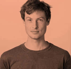 Young Man Portrait Sepia Tone Wallpaper