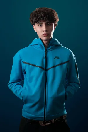 Young Manin Blue Nike Jacket Wallpaper