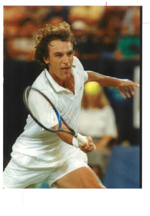 Young Mats Wilander Poster Wallpaper