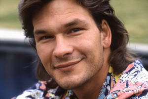 Young Patrick Swayze Photograph Wallpaper