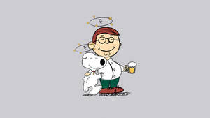 Young Peter Griffin And Brian Griffin Wallpaper
