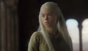 Young Rhaenyra Targaryen Sad Wallpaper