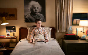 Young Sheldon Contemplative Moment Wallpaper