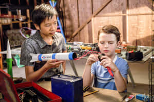 Young Sheldon Model Rocket Project Wallpaper