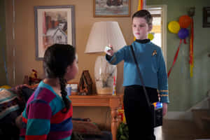 Young Sheldon Star Trek Costume Wallpaper