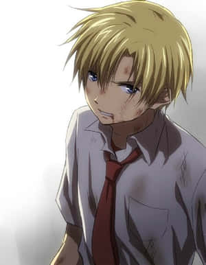 Young Sunohara Youhei Striking A Pose In Anime Style Wallpaper