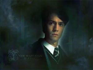 Young Tom Riddle's Mysterious Gaze Wallpaper