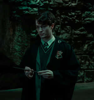 Young Tom Riddle With A Mysterious Aura Wallpaper