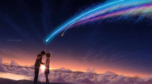 Your Name Anime Sweet Couple Wallpaper