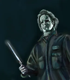 Your Phone, Now Booged Up By Michael Myers Wallpaper