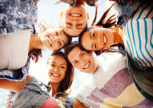 Youth Group Friends Circle Wallpaper