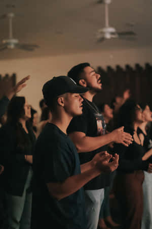 Youth Group Worship Session Wallpaper